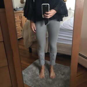 Gray boutique pants